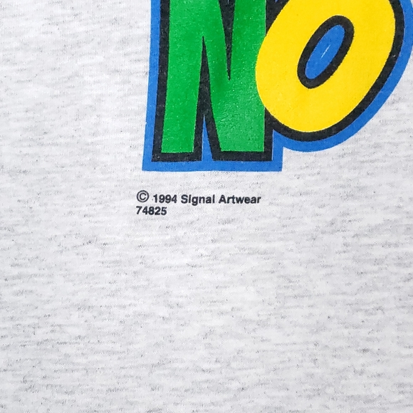 Vintage 90s No Brain No Pain Redneck Farmer Funny Humor Single Stitch T-shirt - Picture 4 of 10